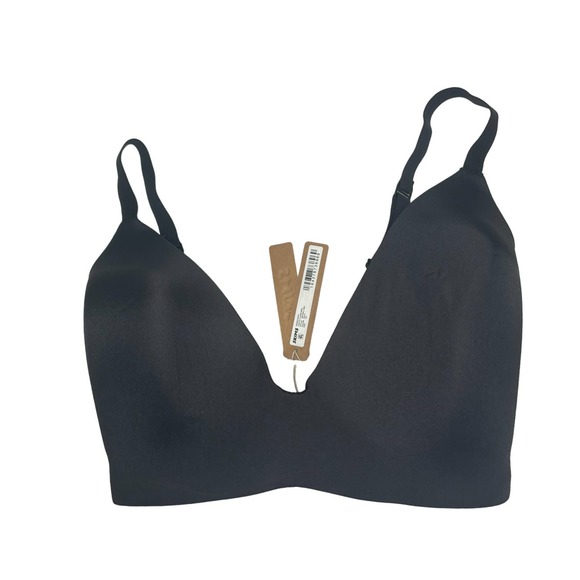 Skims BR-WRL-1889 Color Onyx Underwire Lightly Lined Bra NWT - Picture 1 of 4